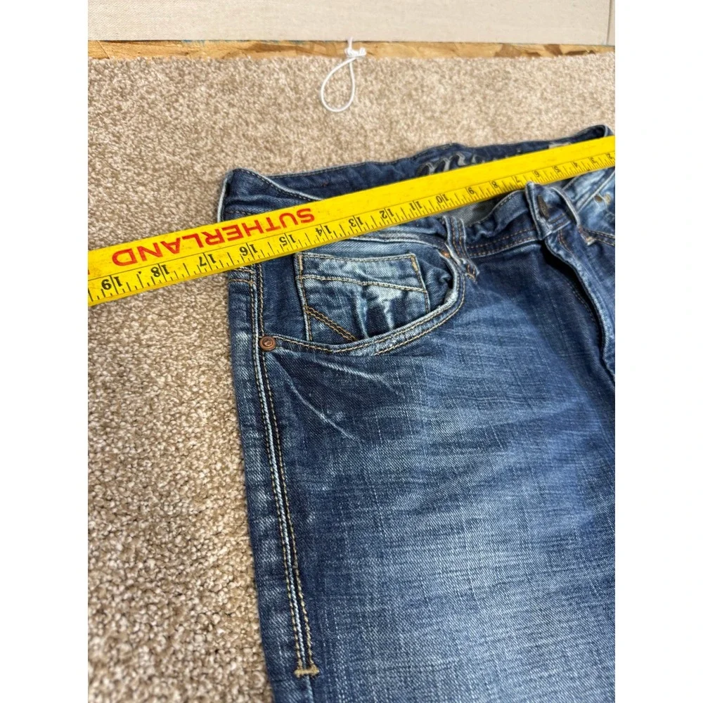 Y2K Mavi Josh Low Rise Easy Bootcut Jeans Mens 33x30 Medium Wash Denim Grunge